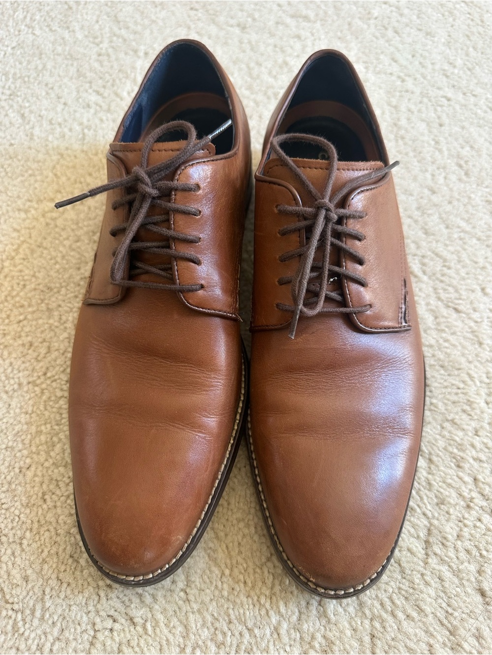Cole Haan Grand OS Brown
Tan Leather Oxford Dress
Shoes Men's Size 9.5 M C25811